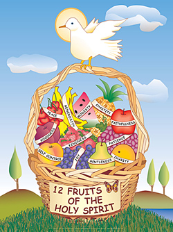 12 Fruits of the Holy Spirit Poster